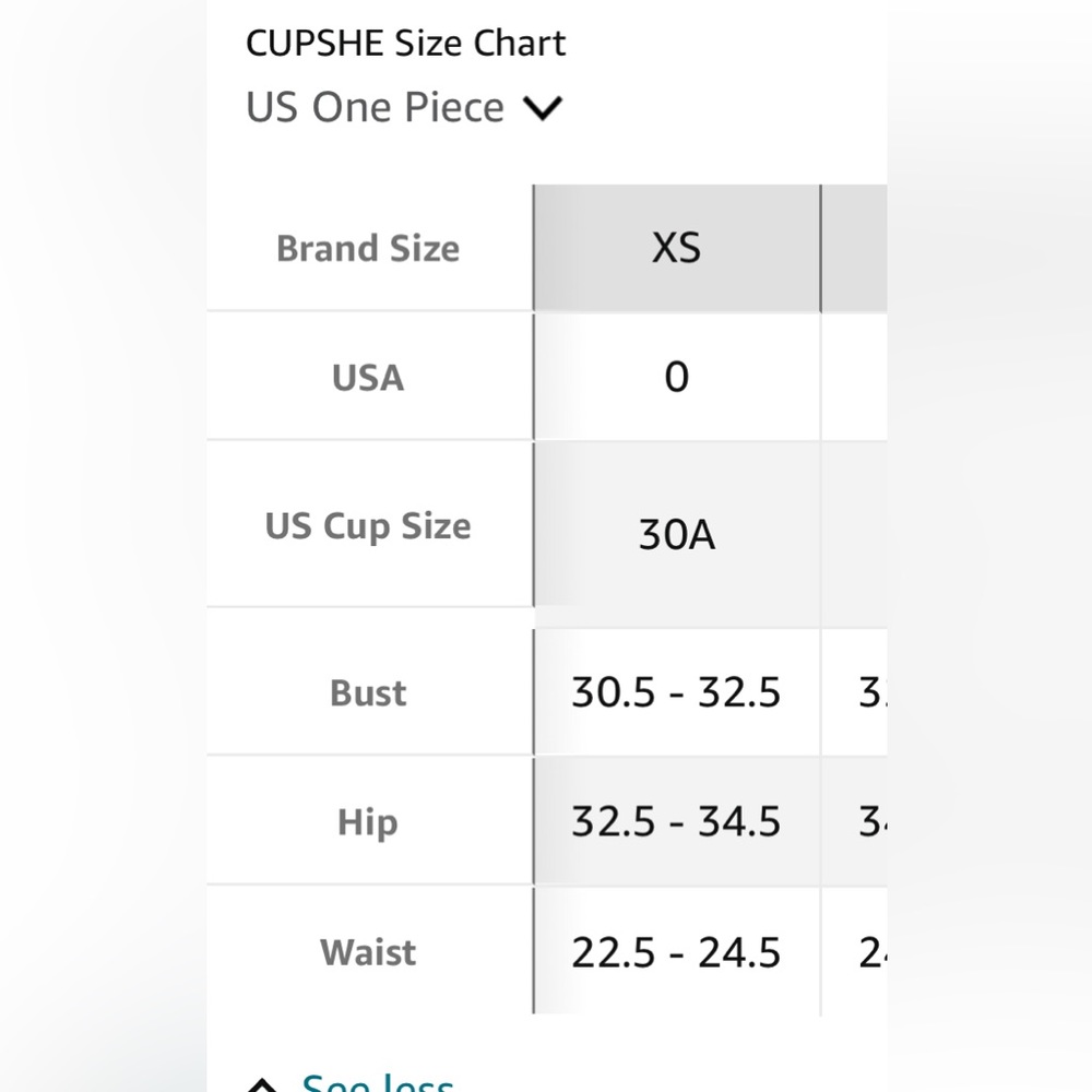Cupshe one piece suit XS - Picture 2 of 5